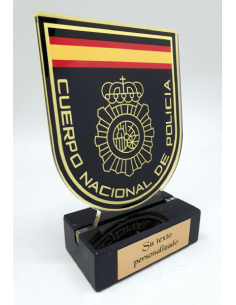 Comprar Placa Homenaje Policia Nacional | Trofeo Policia Nacional