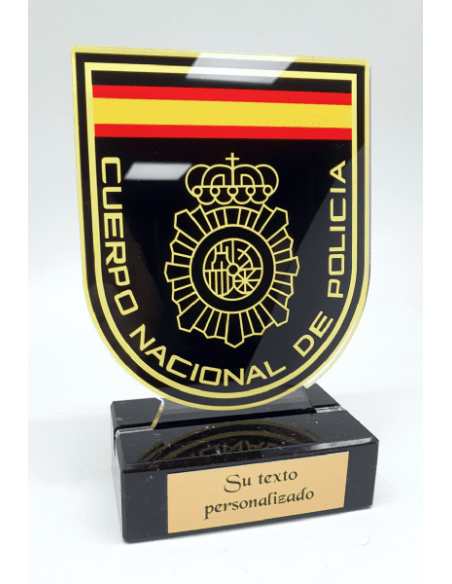 Comprar Placa Homenaje Policia Nacional | Trofeo Policia Nacional