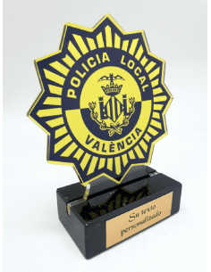 Comprar Placa Honor Policía Local de Valencia
