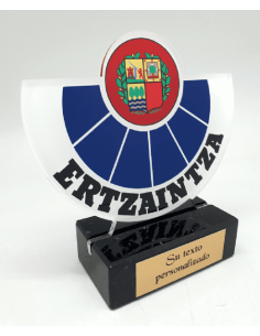 Comprar Placa Homenaje| Ertzaintzaren omenezko plaka erosi
