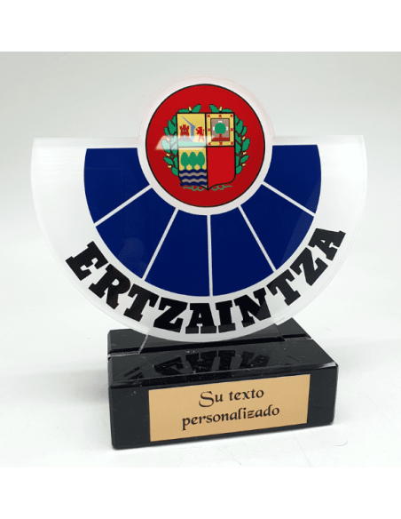 Comprar Placa Homenaje| Ertzaintzaren omenezko plaka erosi