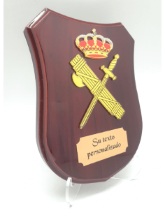 Metopa de Madera para la Guardia Civil: Reconocimiento