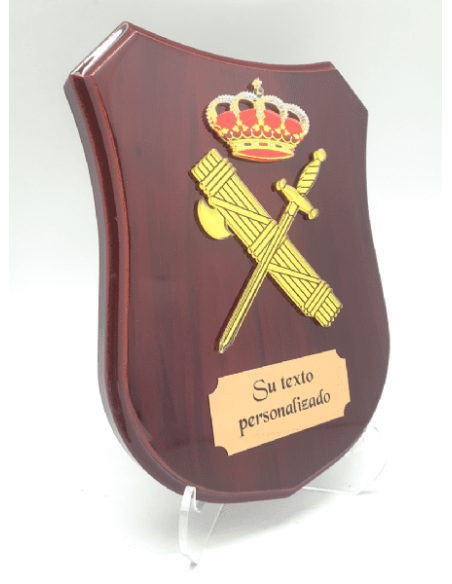 Metopa de Madera para la Guardia Civil: Reconocimiento