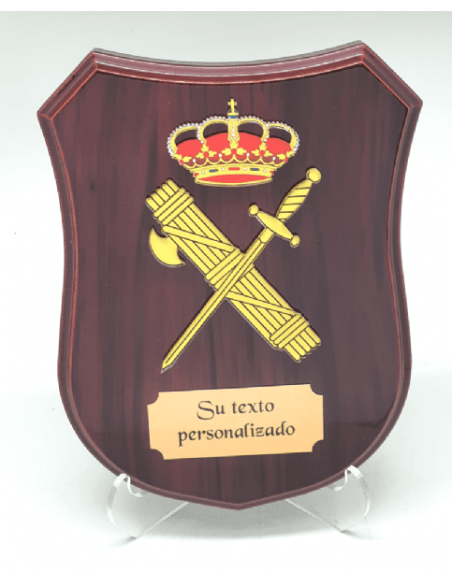 Metopa de Madera para la Guardia Civil: Reconocimiento