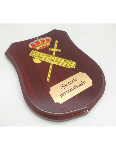 Metopa de Madera para la Guardia Civil: Reconocimiento
