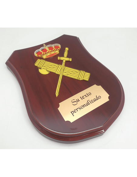 Metopa de Madera para la Guardia Civil: Reconocimiento