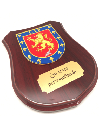 Metopa de Madera para la UIP: Regalo y Reconocimiento