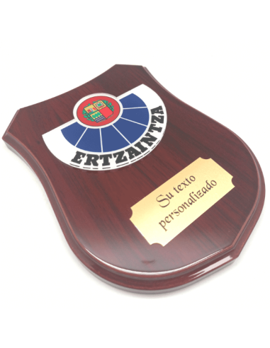 Metopa de Ertzainza, Regalo obsequio reconocimiento para la Ertzaintza