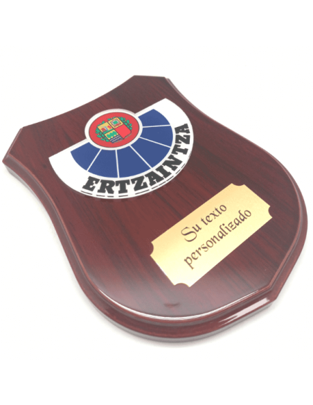 Metopa de Ertzainza, Regalo obsequio reconocimiento para la Ertzaintza