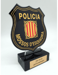 Comprar Placa Homenaje Mossos d'Esquadra | jubilació Mossos d'Esquadra