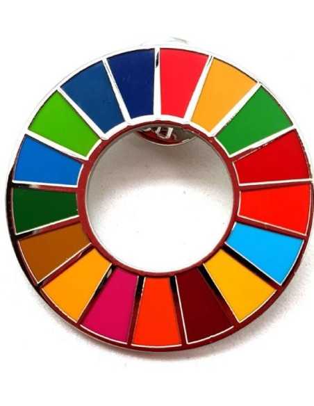 PIN ODS DESARROLLO SOSTENIBLE, 17 COLORES FINOS