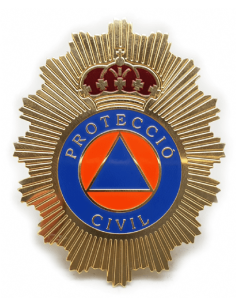 Placa identificativa de protección civil