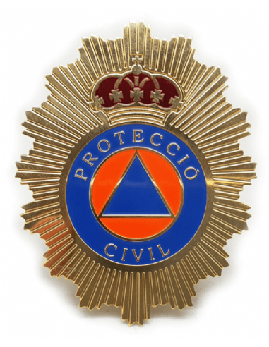 Placa identificativa de protección civil