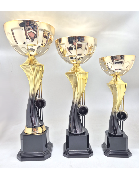 Copa y trofeo economico con disco para deporte