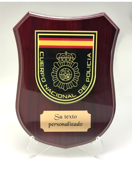 Metopa Madera Policía Nacional: Regalo y Reconocimiento