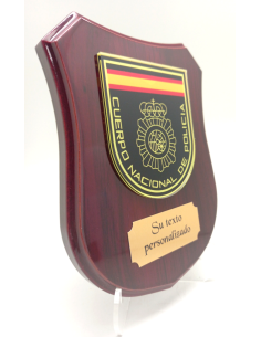Metopa Madera Policía Nacional: Regalo y Reconocimiento
