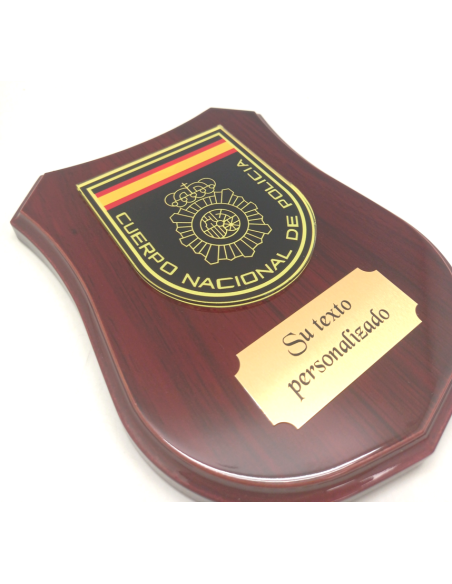 Metopa Madera Policía Nacional: Regalo y Reconocimiento