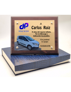 Placas de Homenaje rectangular, Grabadas y en color. Todos los precios. Valencia