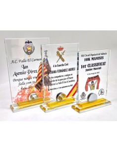 Trofeos con grabado a todo color en Valencia