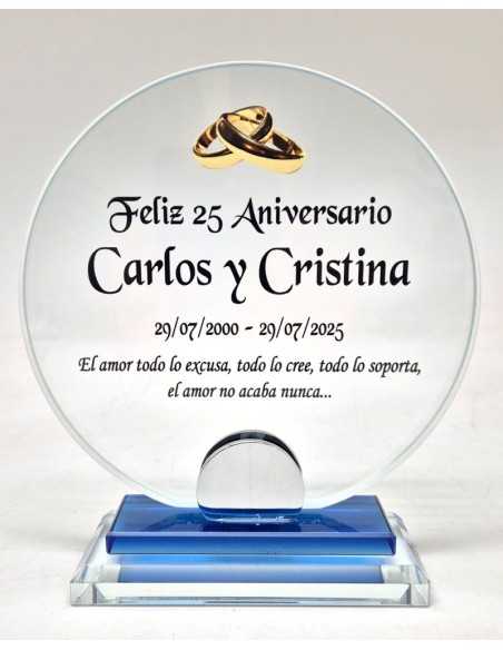 Trofeos de cristal con grabado en Valencia