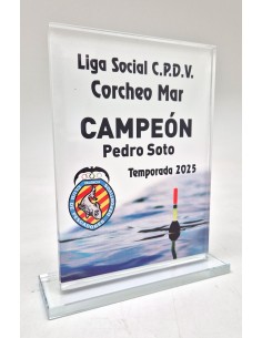 Trofeos economico de cristal Valencia