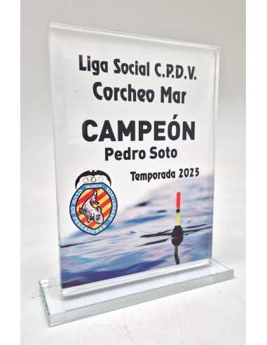 Trofeos economico de cristal Valencia