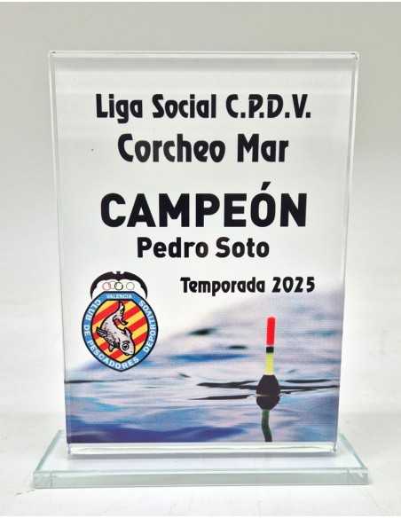 Trofeos economico de cristal Valencia