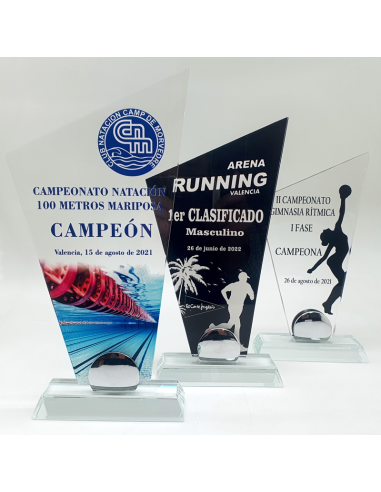 Trofeo economico de metacrilato Valencia