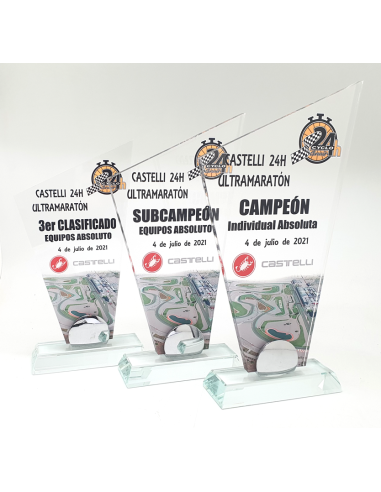 Trofeo economico de metacrilato Valencia