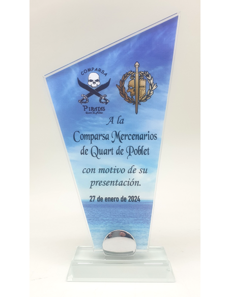 Trofeo economico de metacrilato Valencia