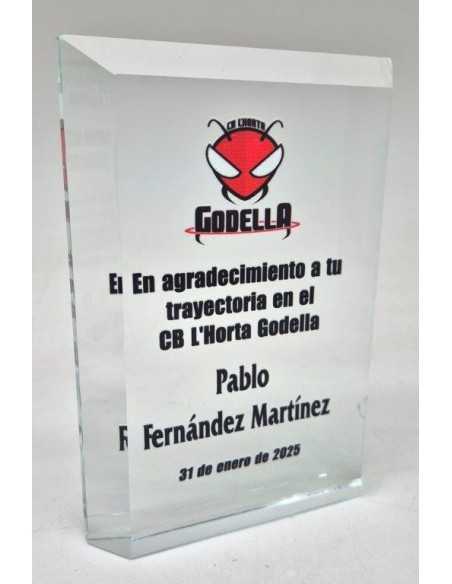 Trofeos de cristal baratos Valencia