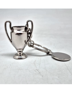 Llavero copa color plata