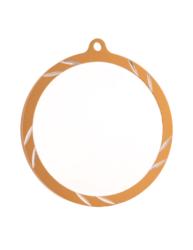 MEDALLA DEPORTIVA ECONOMICA 7 CM CON CINTA ANCHA