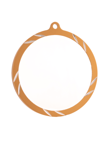 MEDALLA DEPORTIVA ECONOMICA 7 CM CON CINTA ANCHA