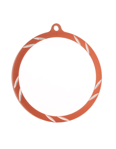 MEDALLA DEPORTIVA ECONOMICA 7 CM CON CINTA ANCHA