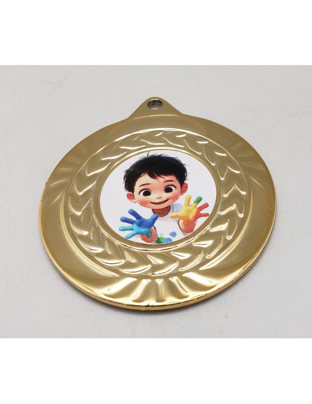 Medalla personalizada y económica con diseño de copa