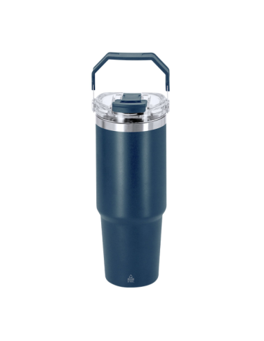 Vaso térmico 900 ml de acero inoxidable reciclado con grabado láser personalizado