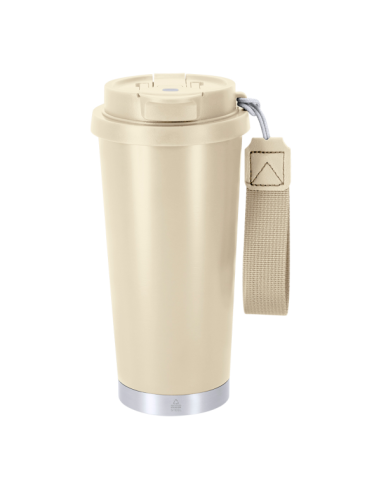 Vaso térmico 500 ml acero inoxidable reciclado con grabado láser personalizado en Valencia