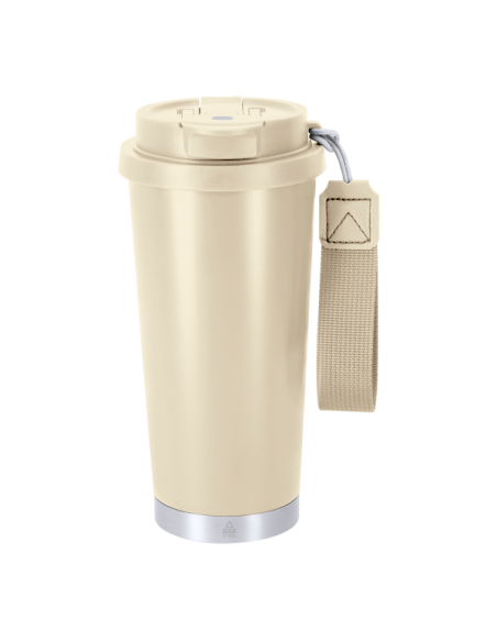 Vaso térmico 500 ml acero inoxidable reciclado con grabado láser personalizado en Valencia