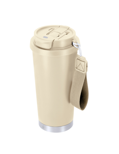 Vaso térmico 500 ml acero inoxidable reciclado con grabado láser personalizado en Valencia