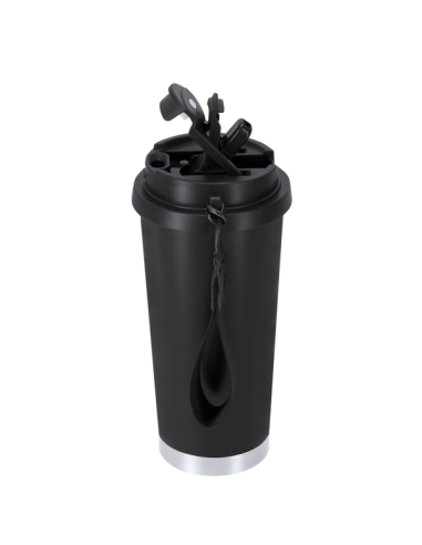 Vaso térmico 500 ml acero inoxidable reciclado con grabado láser personalizado en Valencia