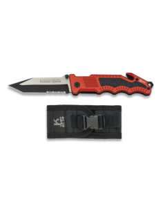 18759 - Navaja K25 seguridad roja / con Funda. H