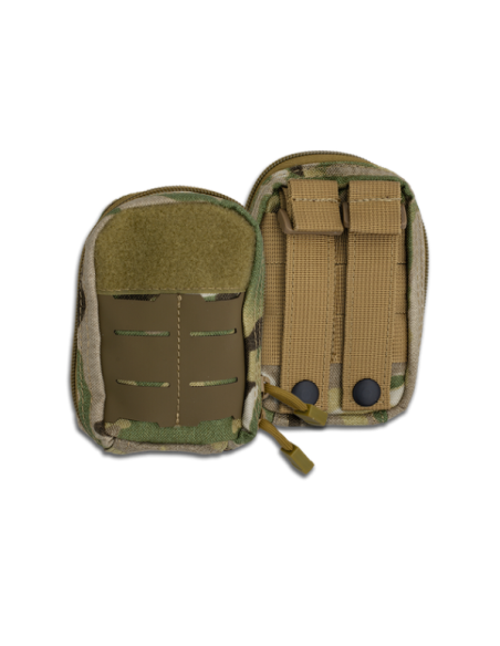 Funda Táctica BARBARIC Molle 2 Caras Camo Pequeña