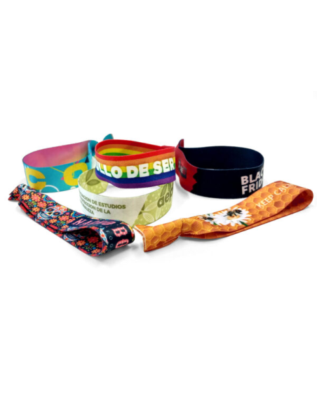 Pulsera elástica personalizada LASTIK con pinza | Sublimación HD