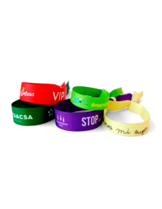 Pulsera LEIRE Personalizable – Tejido Suave de Algodón, Ecológica y a Todo Color
