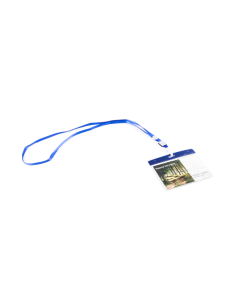 Identificador PVC con Lanyard y Mosquetón Personalizable