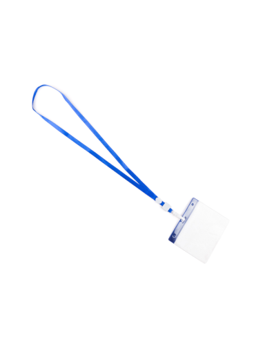 Identificador PVC con Lanyard y Mosquetón Personalizable