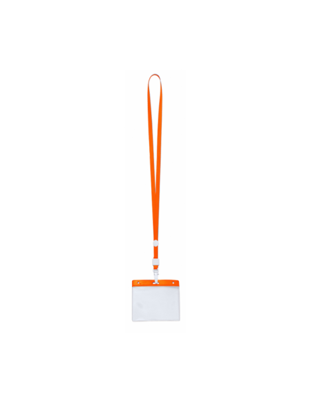 Identificador PVC con Lanyard y Mosquetón Personalizable
