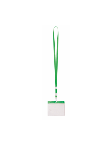 Identificador PVC con Lanyard y Mosquetón Personalizable