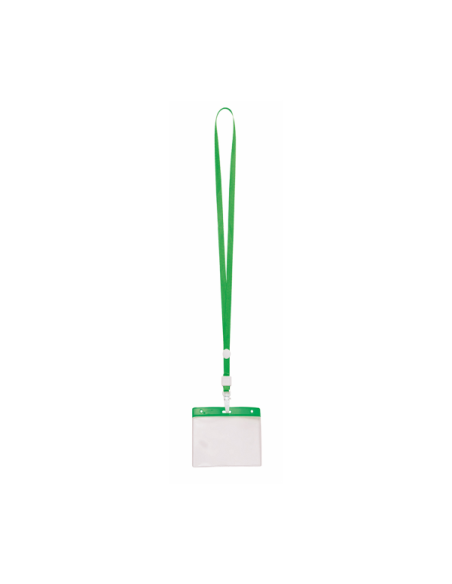 Identificador PVC con Lanyard y Mosquetón Personalizable